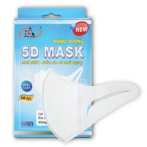 Khẩu trang FAMAPRO 5D Dây vải (HỘP GIẤY)