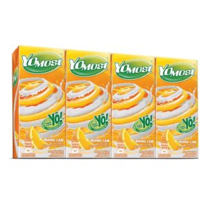 Sữa Chua Lên Men Tự Nhiên Yomost Vị Cam ( Lốc 4 Hộp )