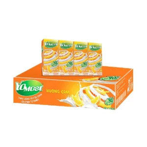 Sữa Chua Lên Men Tự Nhiên Yomost Vị Cam ( Thùng 48 Hộp )